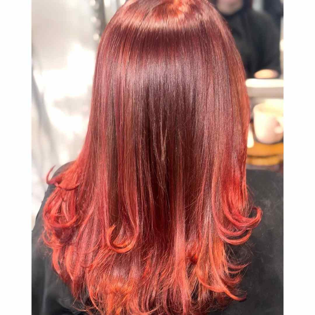 Red Hair Colouring Boujee